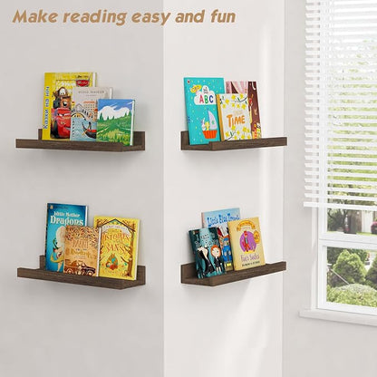 Forbena Wooden Floating Shelves - Image 4