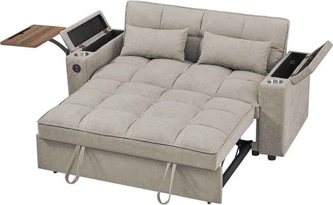 65" Cloud Couch Sleeper Sofa Bed - Image 6