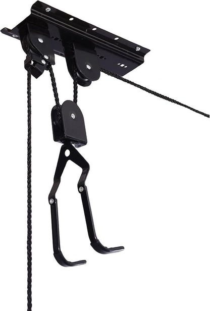 Bike Hanger - Overhead Hoist Pulley System - Secure Garage Ceiling Storage by - Image 4