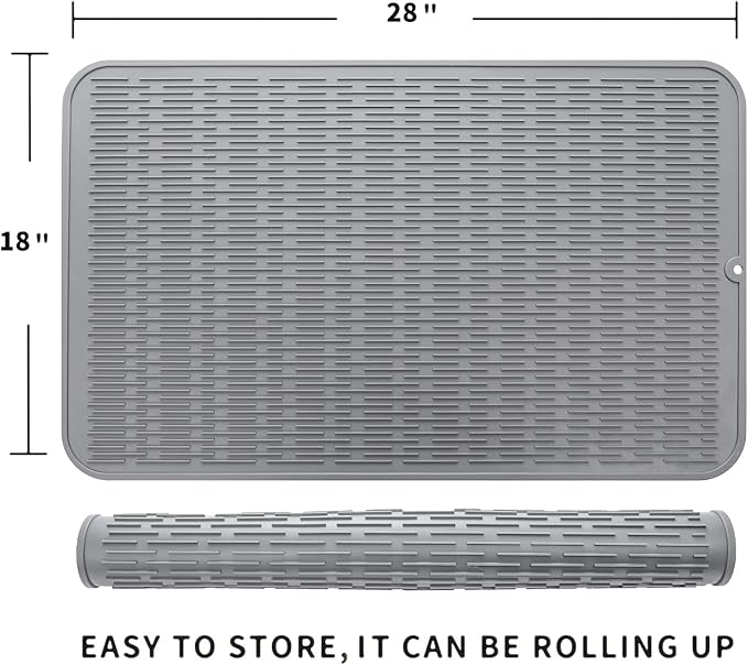 Silicone Dish Drying Mat for Multiple Usage, Easy clean, Eco-friendly, - Image 2