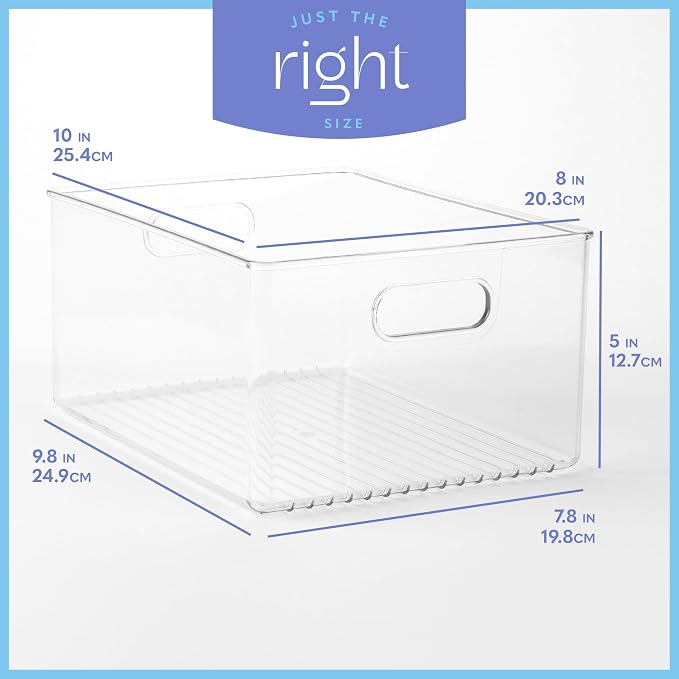 primebox Plastic Food Storage Clear Container Bin - Image 3