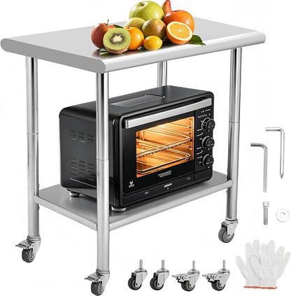 GarveeTech Stainless Steel Work Table, by GarveeTech