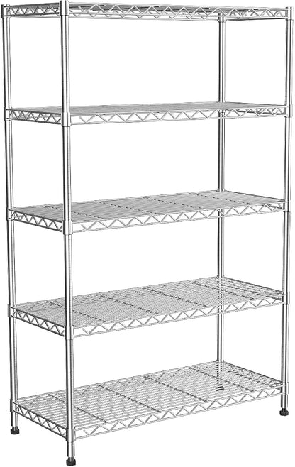 5 Tier Shelving Unit, Wire Shelving by Vanzbon