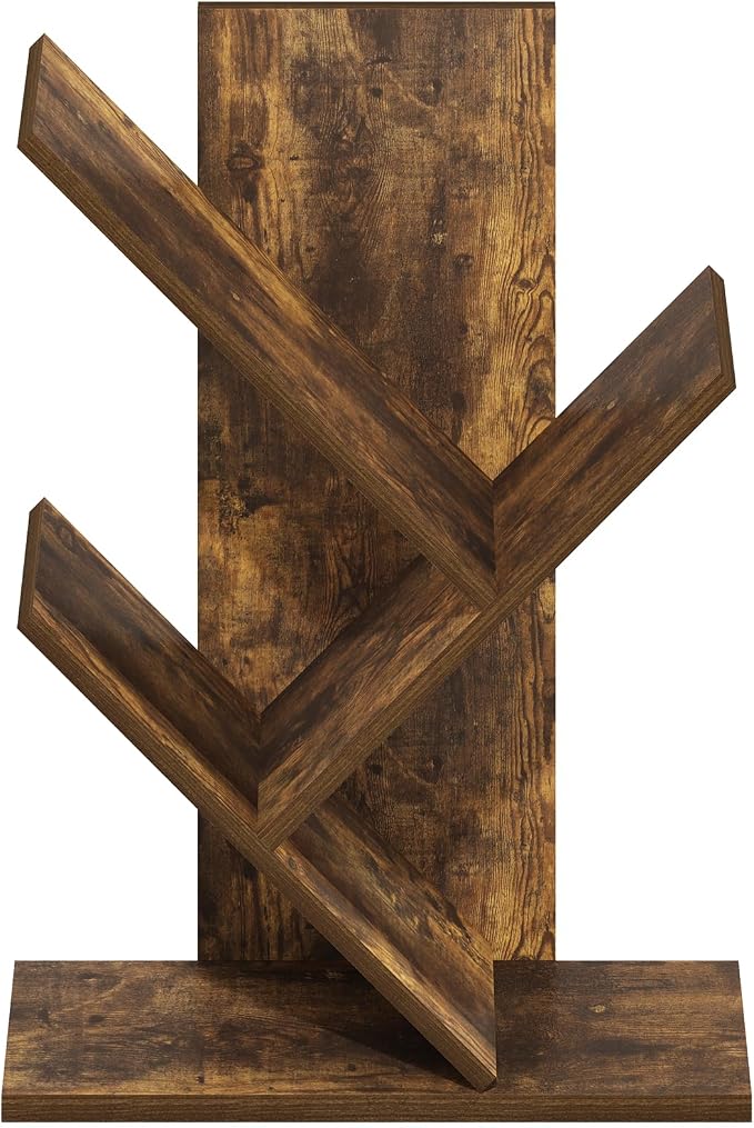 Furinno Tree Book Shelf, 3-Tier Bookshelf, Tree Bookcase - Image 6