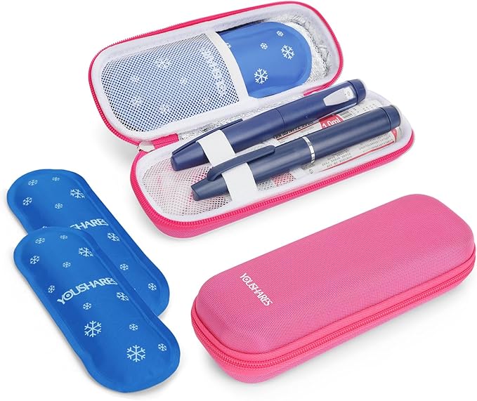 YOUSHARES Insulin Cooler Travel Case TSA Approved by YOUSHARES