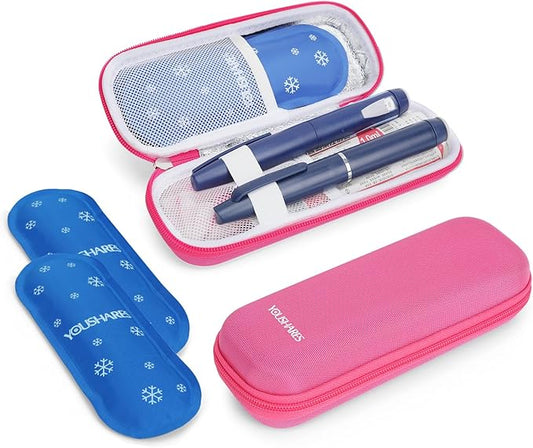 YOUSHARES Insulin Cooler Travel Case TSA Approved by YOUSHARES