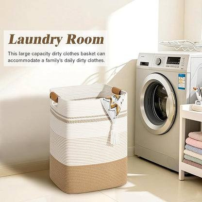 Laundry Hamper, 95L Tall Laundry Basket - Image 4