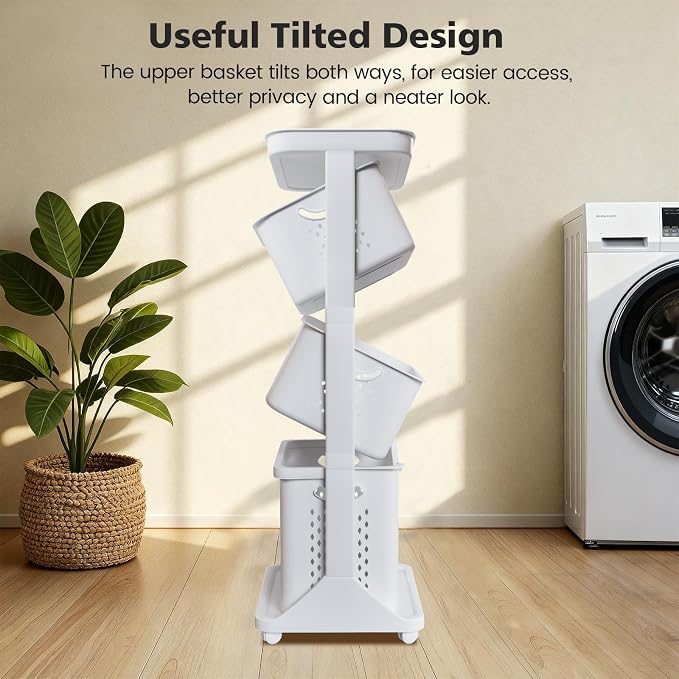 BAOKALER Rolling Laundry Hamper Cart - Image 6
