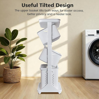 BAOKALER Rolling Laundry Hamper Cart - Image 6