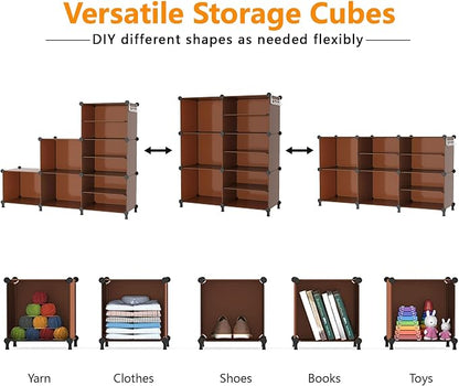 AWTATOS Closet Organizer 6 Cube Storage Shelves Portable Closet Clothes - Image 6