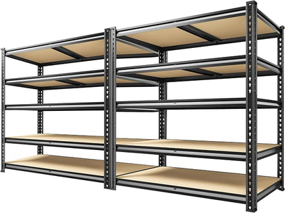72.2" H Garage Shelves 2230LBS Storage Shelves, 5 Tier Adjustable Metal Shelving by Unknown