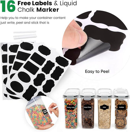 Cereal Containers Storage with Lids - Image 3