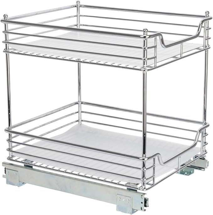 Household Essentials Glidez Chrome-Plated Steel Pull-Out/Slide-Out Storage - Image 7