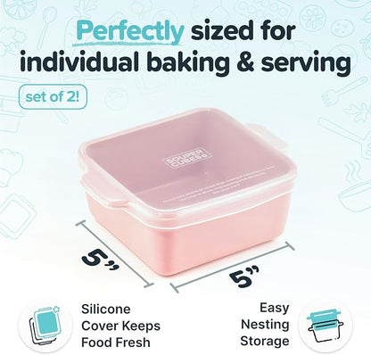 Souper Cubes Ceramic Baking Dishes 2.0-5" x 5" Baking Dishes - Image 3