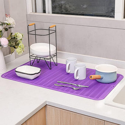 Silicone Dish Drying Mat for Multiple Usage, Easy clean, Eco-friendly, - Image 7