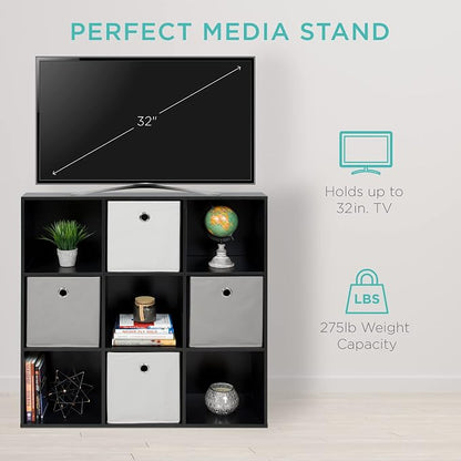 Best Choice Products 9-Cube Storage Organizer, 11in Shelf Opening, Display Shelf - Image 6