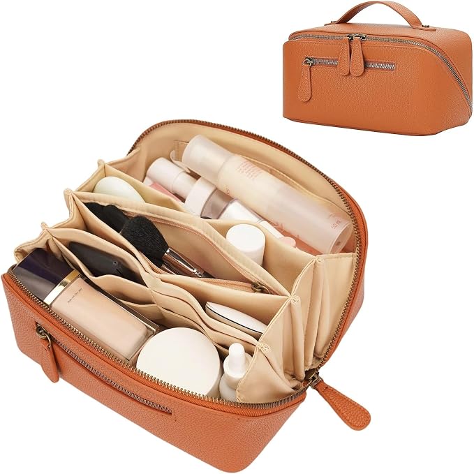 Travel Makeup Bag Large Capacity Cosmetic Bags by Divvia