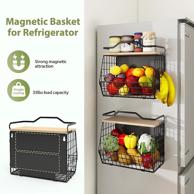 Wawocs Magnetic Shelf for Fridge - Image 2