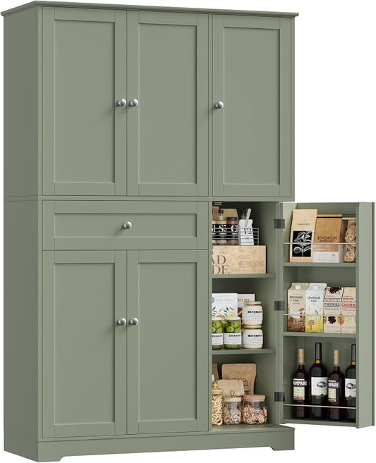 HOSTACK 68" Tall Kitchen Pantry Storage Cabinet by HOSTACK