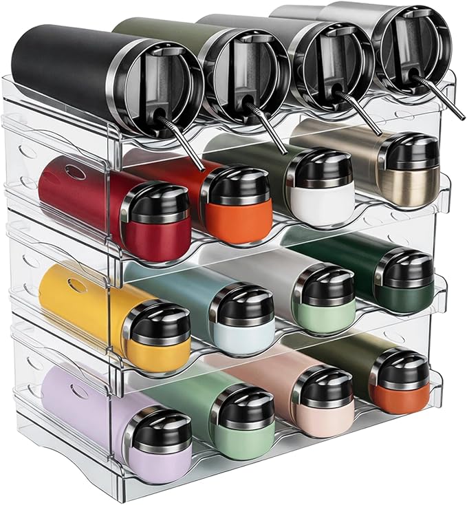 Large Stackable Water Bottle Organizer by Unknown