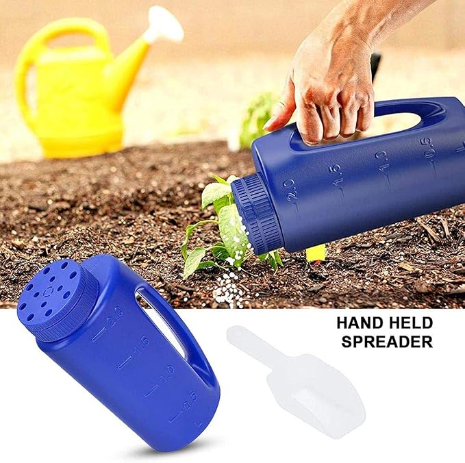 Aramox Hand Held Spreader Shaker Fertilizer Salt Dispenser - Image 4