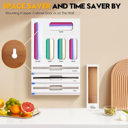 9 in 1 Foil and Plastic Wrap Dispenser - Image 4