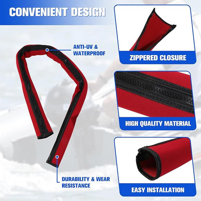 48inch Neoprene Trolling Motor Cable Sleeve 2'' Dia Cable Organizer | Protect & - Image 2
