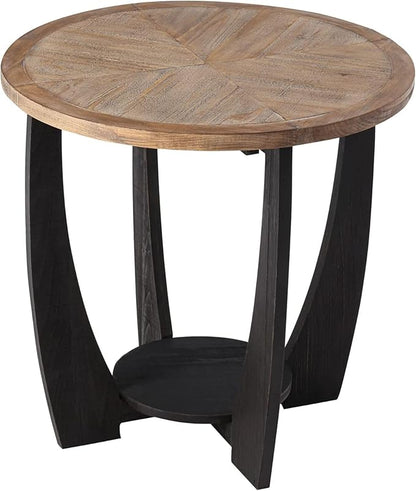 Rustic Farmhouse End Table by COZAYH