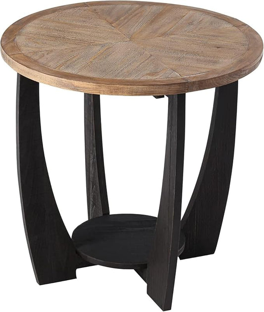 Rustic Farmhouse End Table by COZAYH