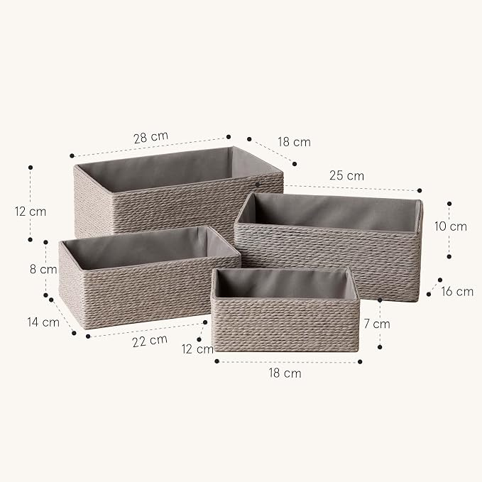 LA JOLIE MUSE Storage Baskets Set 4 - Image 3