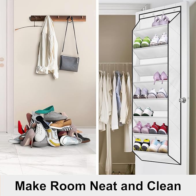 SLEEPING LAMB Over The Door Shoe Organizer - Image 6
