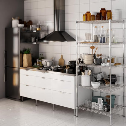 24" Deep x 30" Wide x 74" Height Wire Shelving Kit | 5-Tier | NSF Commercial - Image 8