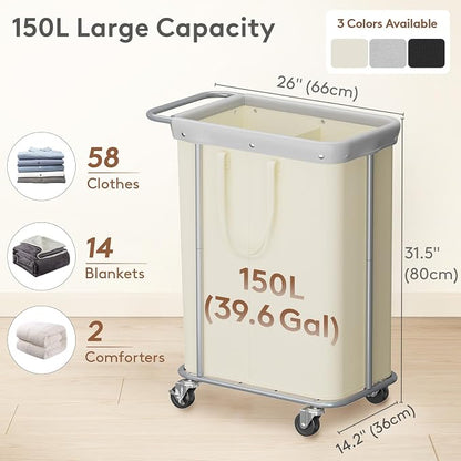 Lifewit 150L Large Laundry Basket - Image 2