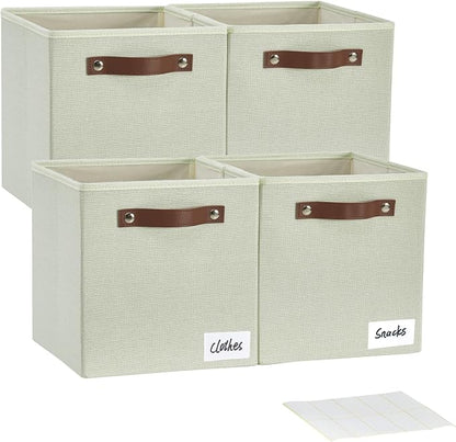 Collapsible Fabric Storage Cube Bins by Bagnizer