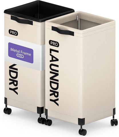 Caroeas Next-Gen 105L Matel Frame Laundry Basket by Caroeas