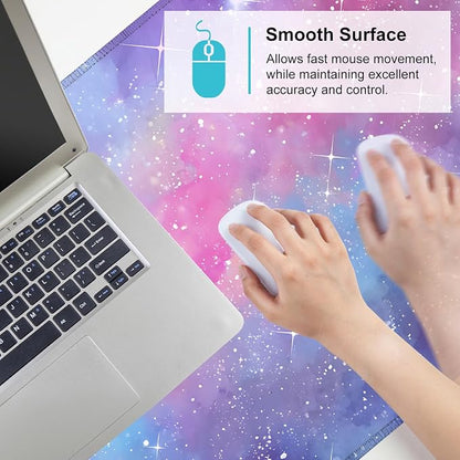 Galaxy Mouse Pad Large, Extended Gaming Desk Mat – 335.43 x 15.75 in – - Image 5