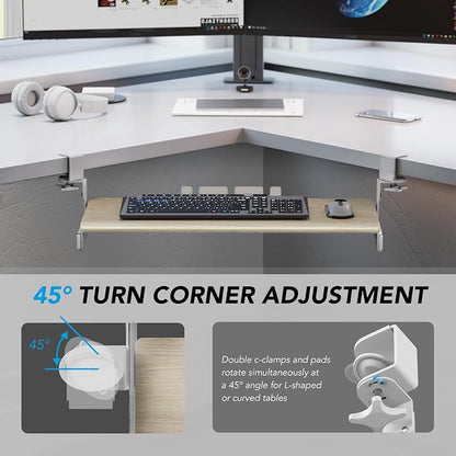 AX WABER Keyboard Tray Under Desk Pull Out - Image 8