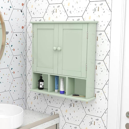 TaoHFE Green Medicine Cabinet, Bathroom Wall Cabinet - Image 6