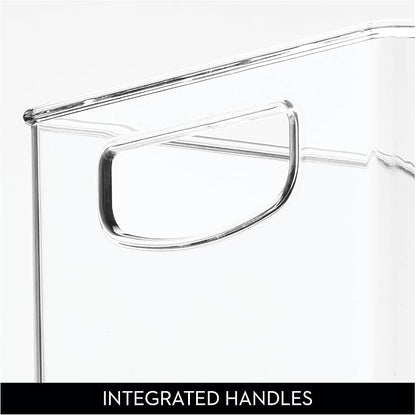 iDesign Stackable Clear Plastic Bin, - Image 5