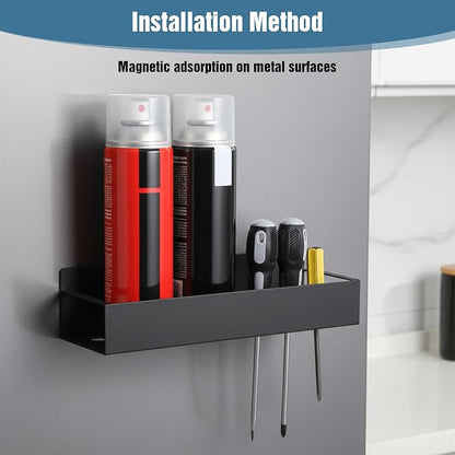MAQUITA 4 Pcs Magnetic Spray Can Holder, Magnet Toolbox Holder, Wall Mounted - Image 6