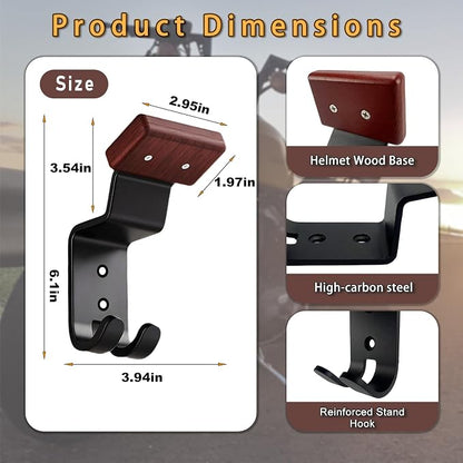 Motorcycle Helmet Holder Wall Mount - Image 3