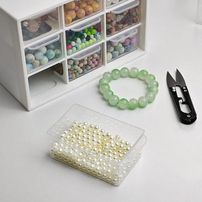 9 Drawer Plastic Organizer Box, Jewelry & Bead Containers, Teacher & Tackle Box - Image 6