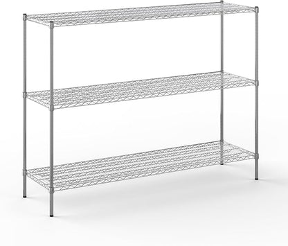 21" Deep x 72" Wide x 54" Height Wire Shelving Kit | 3-Tier | NSF Commercial by Regal+Altair