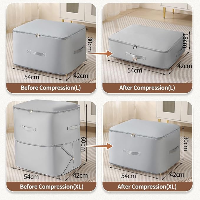 Ultra Space Saving Self Compression Organizer, Upgraded Space Saving Self - Image 6