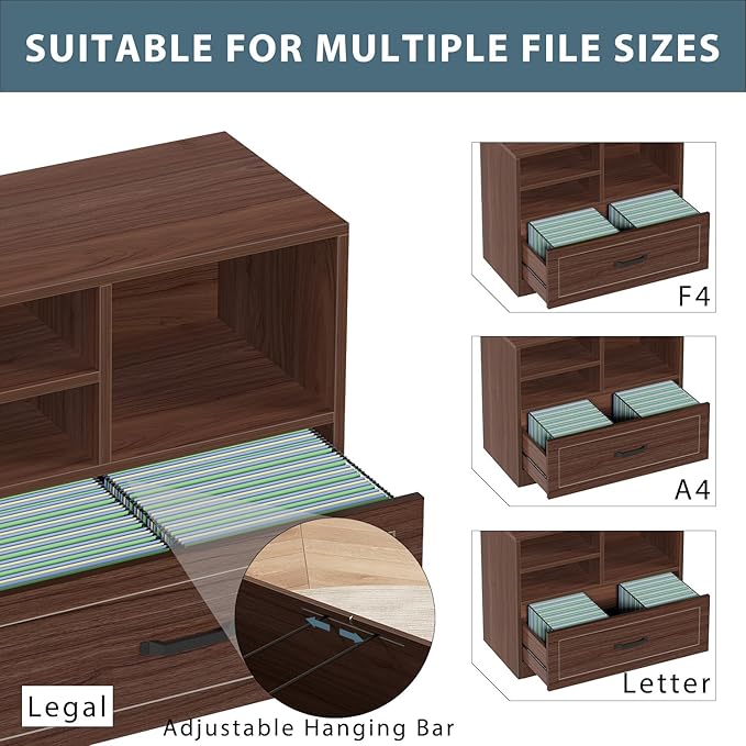 LVB Wood Lateral Filing Cabinet - Image 4