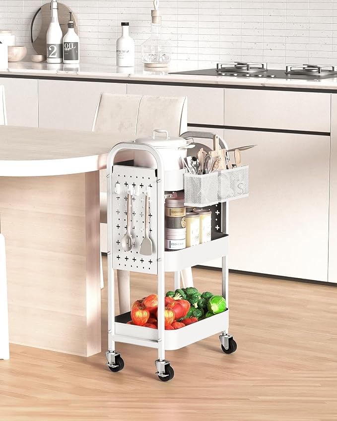 ALVOROG 3 Tier Rolling Cart - Image 7