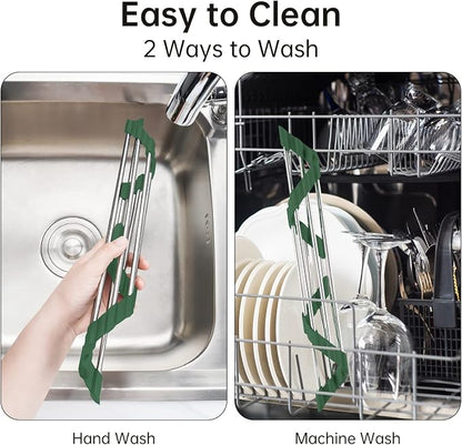 Tomorotec Triangle Roll-Up Dish Drying Rack - Image 5