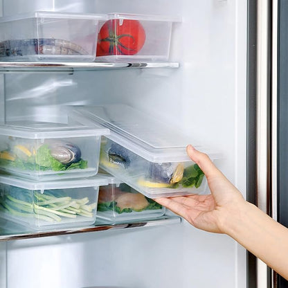 Nsmykhg Food Storage Containers, 6 Pack Fridge Organizer Case - Image 2