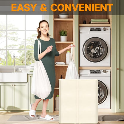 150L Double Laundry Hamper - Image 6
