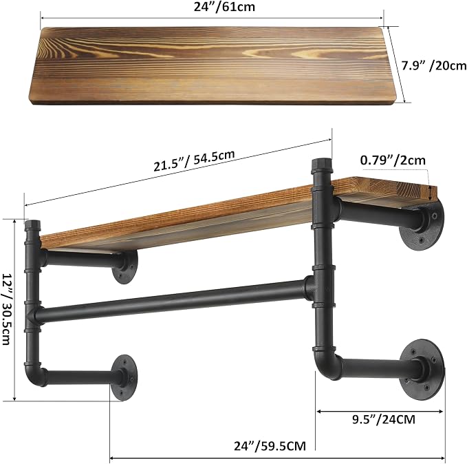 WEBI Wall Mounted Clothes Rack - Image 3